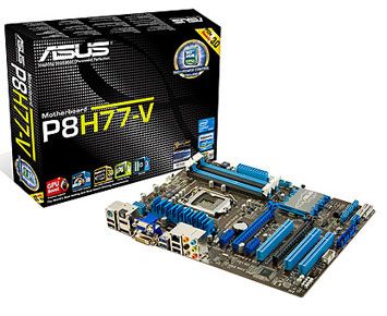 P8H77-V - Placa-Mãe Asus P8H77-V LE Core i7/i5/i3 DDR3 1155 Aud