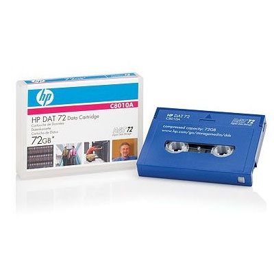 Fita DAT Hp C8010A Fita de Dados DAT72 (170m) 72GB para DAT 72, C8010A