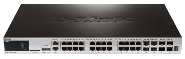 Switch D-Link DGS-3420-28TC Xstack L2 - 20x 10/100/1000Mbps RJ45 +