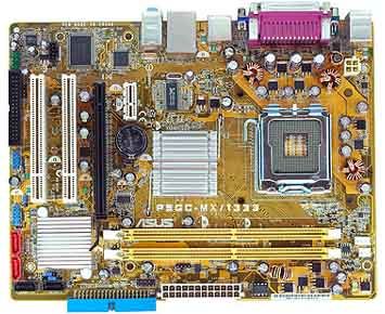 P5GC-MX - Placa-Mãe Asus P5GC-MX/1333 C2D/PD/P4 DDR2 Vid/Aud/LAN