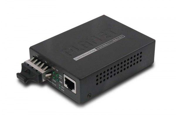 Conversor de mídia Planet GT-802S 10/100/1000Base-T to 1000Base-LX